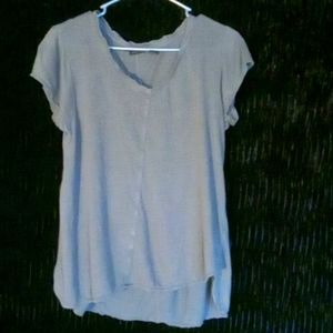 Tahari Blouse Charcoal US L